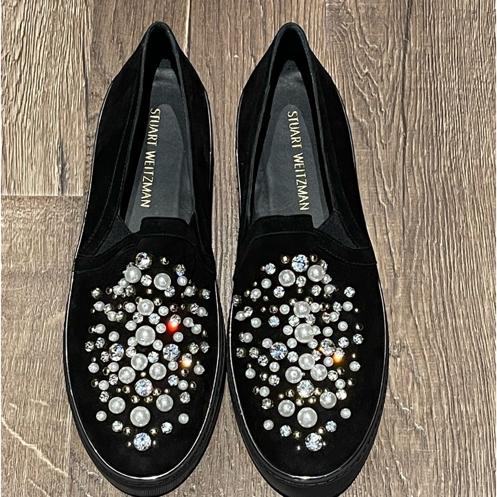 Stuart Weitzman slip on sneakers
